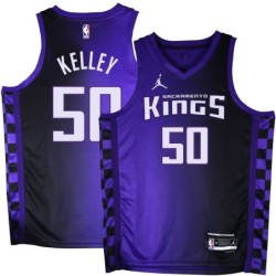 Kings #50 Rich Kelley Purple Black Gradient Jersey