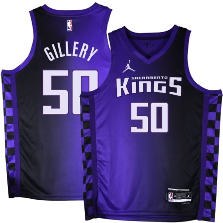 Kings #50 Ben Gillery Purple Black Gradient Jersey