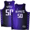 Kings #50 Eddie House Purple Black Gradient Jersey