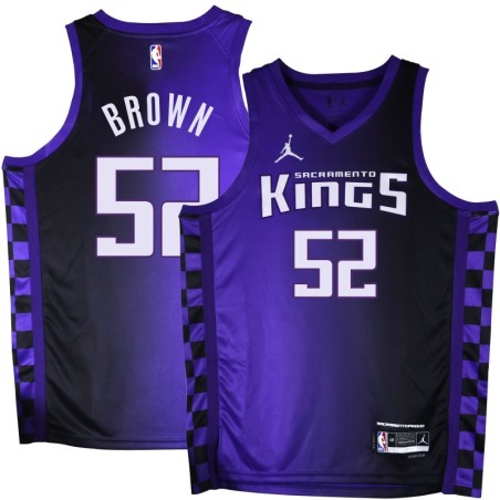 Kings #52 Chucky Brown Purple Black Gradient Jersey