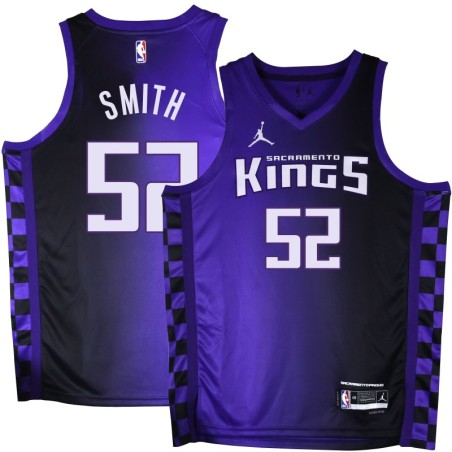 Kings #52 Jabari Smith Purple Black Gradient Jersey