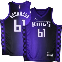 Kings #61 Bevo Nordmann Purple Black Gradient Jersey