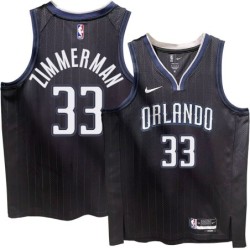 Orlando Magic #33 Stephen Zimmerman 2022-23City Edition Black Jersey