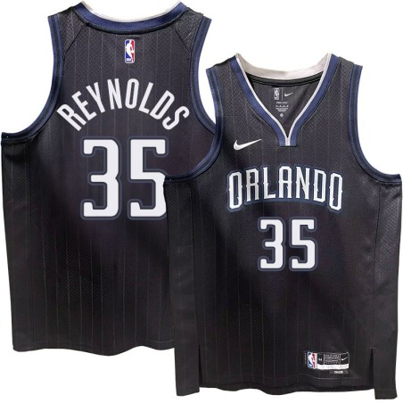 Orlando Magic #35 Jerry Reynolds 2022-23City Edition Black Jersey