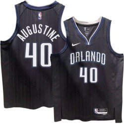 Orlando Magic #40 James Augustine 2022-23City Edition Black Jersey