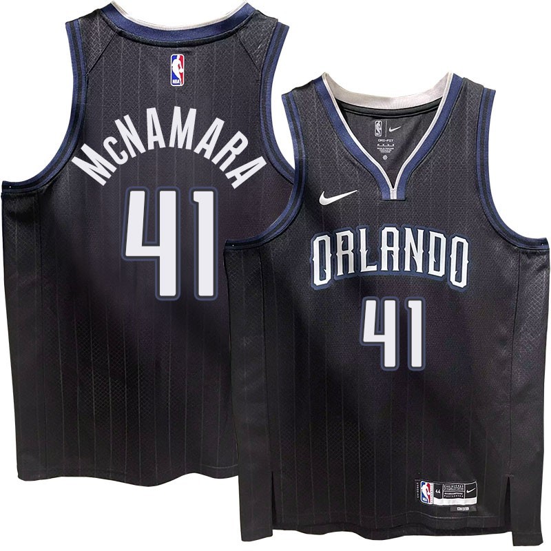 Orlando Magic #41 Mark McNamara 2022-23City Edition Black Jersey