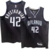 Orlando Magic #42 Larry Krystkowiak 2022-23City Edition Black Jersey