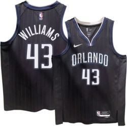 Orlando Magic #43 Lorenzo Williams 2022-23City Edition Black Jersey