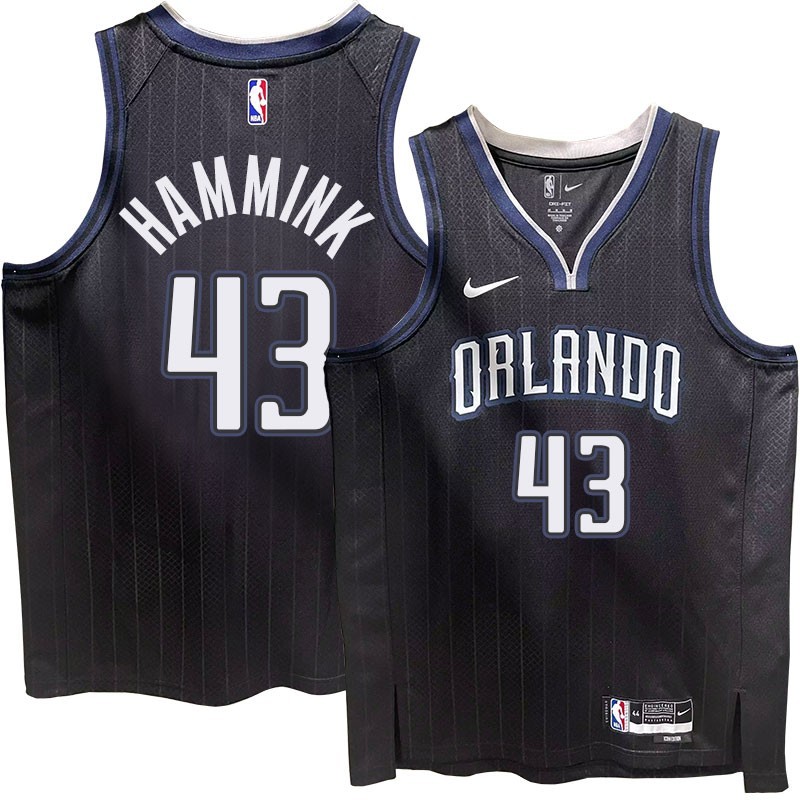 Orlando Magic #43 Geert Hammink 2022-23City Edition Black Jersey