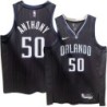 Orlando Magic #50 Cole Anthony 2022-23City Edition Black Jersey