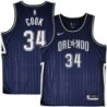 Orlando Magic #34 Brian Cook 2023-24City Edition Navy Jersey