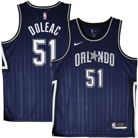 Orlando Magic #51 Michael Doleac 2023-24City Edition Navy Jersey