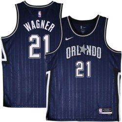 Orlando Magic #21 Franz Wagner 2023-24City Edition Navy Jersey