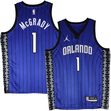 Orlando Magic #1 Tracy McGrady Blue_Jordan Jersey