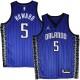 Orlando Magic #5 Juwan Howard Blue_Jordan Jersey