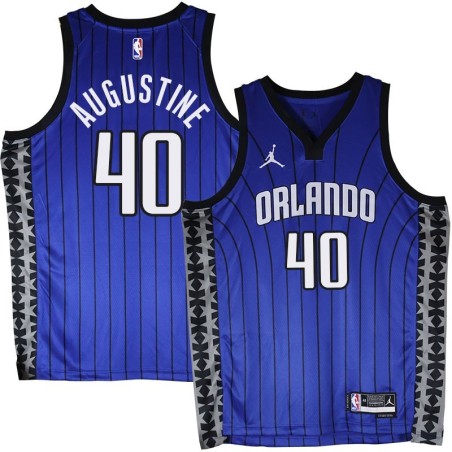 Orlando Magic #40 James Augustine Blue_Jordan Jersey