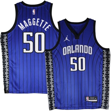 Orlando Magic #50 Corey Maggette Blue_Jordan Jersey