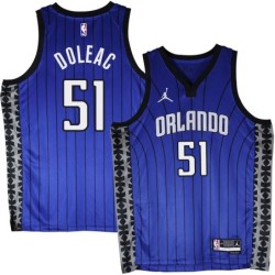 Orlando Magic #51 Michael Doleac Blue_Jordan Jersey