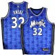 Orlando Magic #32 Shaquille ONeal Blue_Throwback Jersey