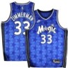 Orlando Magic #33 Stephen Zimmerman Blue_Throwback Jersey