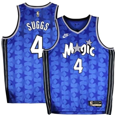 Orlando Magic #4 Jalen Suggs Blue_Throwback Jersey