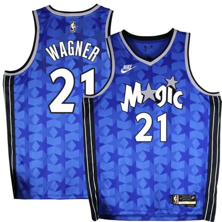 Orlando Magic #21 Franz Wagner Blue_Throwback Jersey