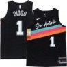 Spurs #1 Ike Diogu 2020-2021 City Edition Twill Jersey