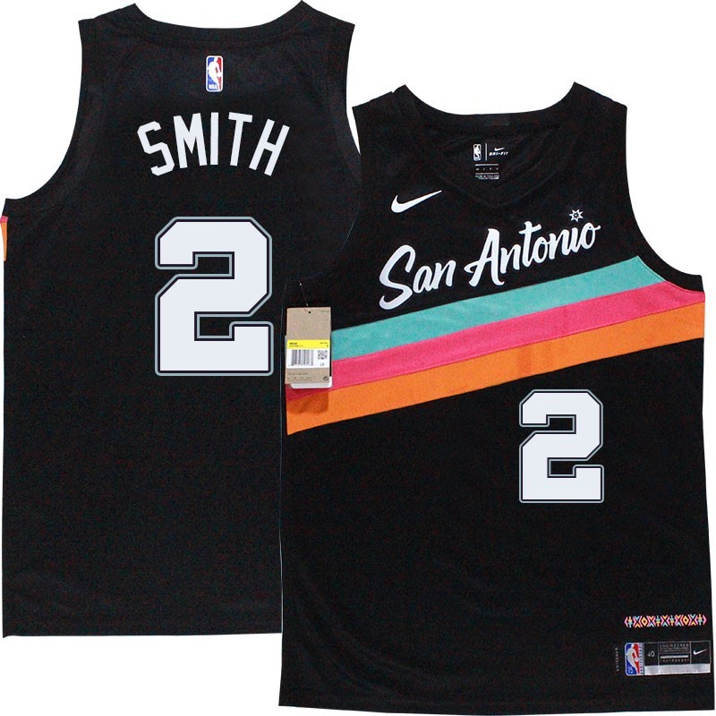 Spurs #2 Larry Smith 2020-2021 City Edition Twill Jersey