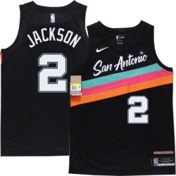 Spurs #2 Jaren Jackson 2020-2021 City Edition Twill Jersey