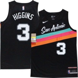 Spurs #3 Sean Higgins 2020-2021 City Edition Twill Jersey