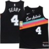 Spurs #4 Reggie Geary 2020-2021 City Edition Twill Jersey