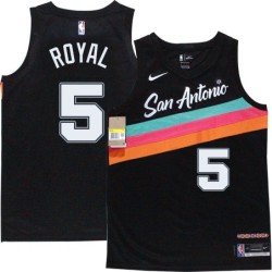 Spurs #5 Donald Royal 2020-2021 City Edition Twill Jersey