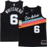 Spurs #6 Jerome Whitehead 2020-2021 City Edition Twill Jersey