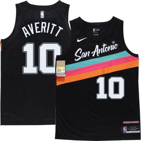 Spurs #10 Bird Averitt 2020-2021 City Edition Twill Jersey