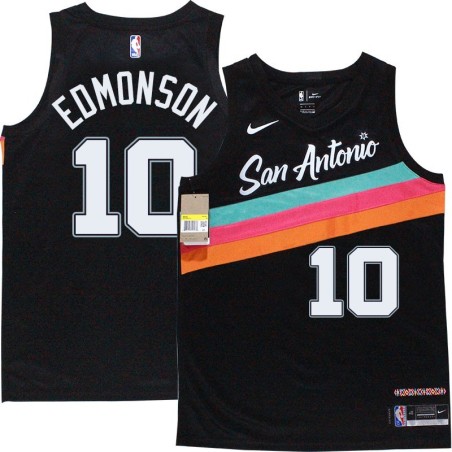 Spurs #10 Keith Edmonson 2020-2021 City Edition Twill Jersey