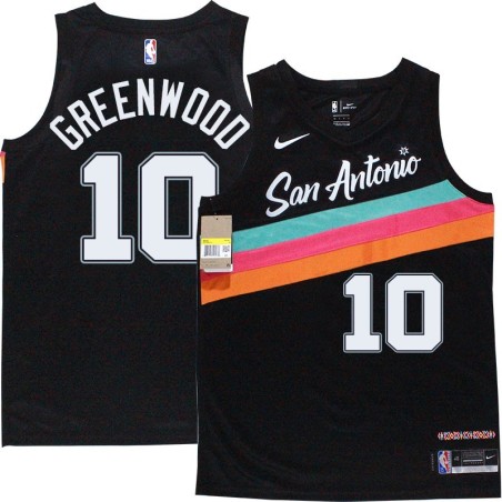 Spurs #10 Dave Greenwood 2020-2021 City Edition Twill Jersey