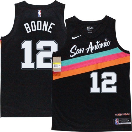 Spurs #12 Ron Boone 2020-2021 City Edition Twill Jersey