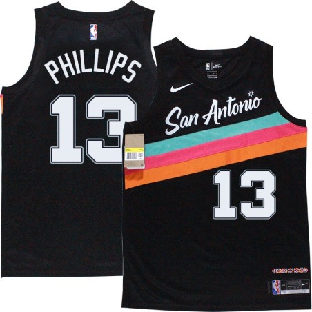 Spurs #13 Gene Phillips 2020-2021 City Edition Twill Jersey