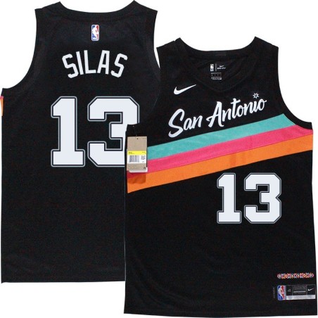 Spurs #13 James Silas 2020-2021 City Edition Twill Jersey