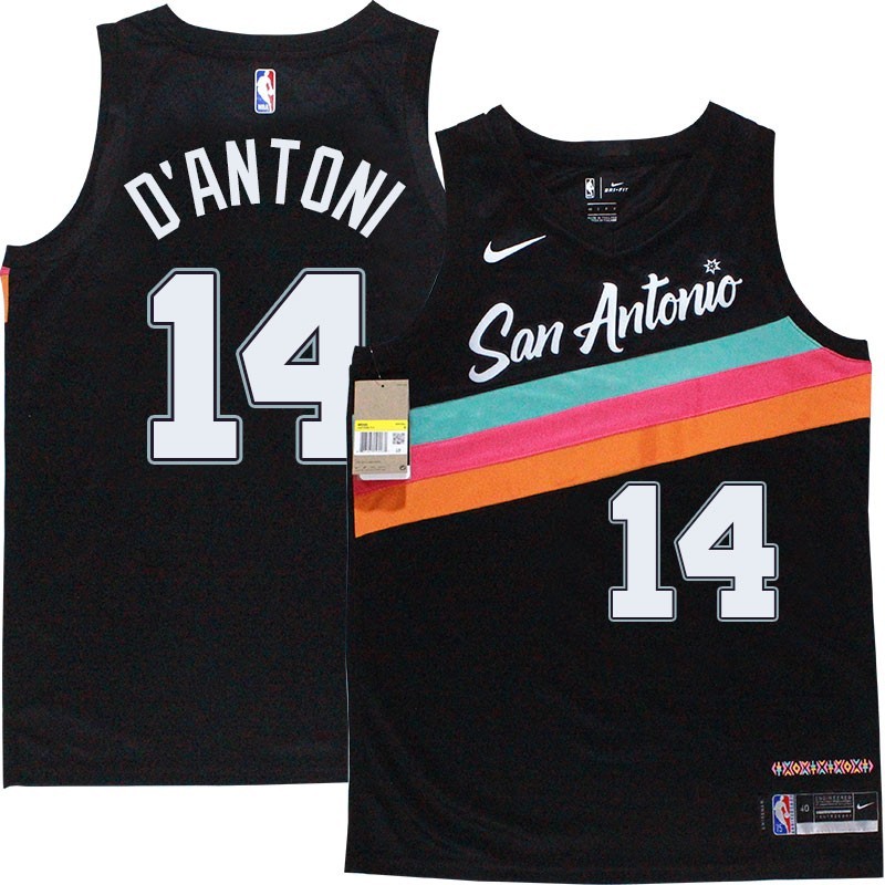 Spurs #14 Mike D'Antoni 2020-2021 City Edition Twill Jersey