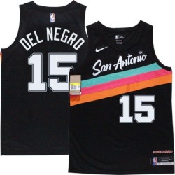 Spurs #15 Vinny Del Negro 2020-2021 City Edition Twill Jersey