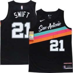 Spurs #21 Skeeter Swift 2020-2021 City Edition Twill Jersey