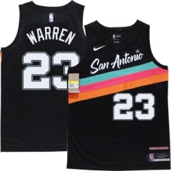 Spurs #23 Bob Warren 2020-2021 City Edition Twill Jersey