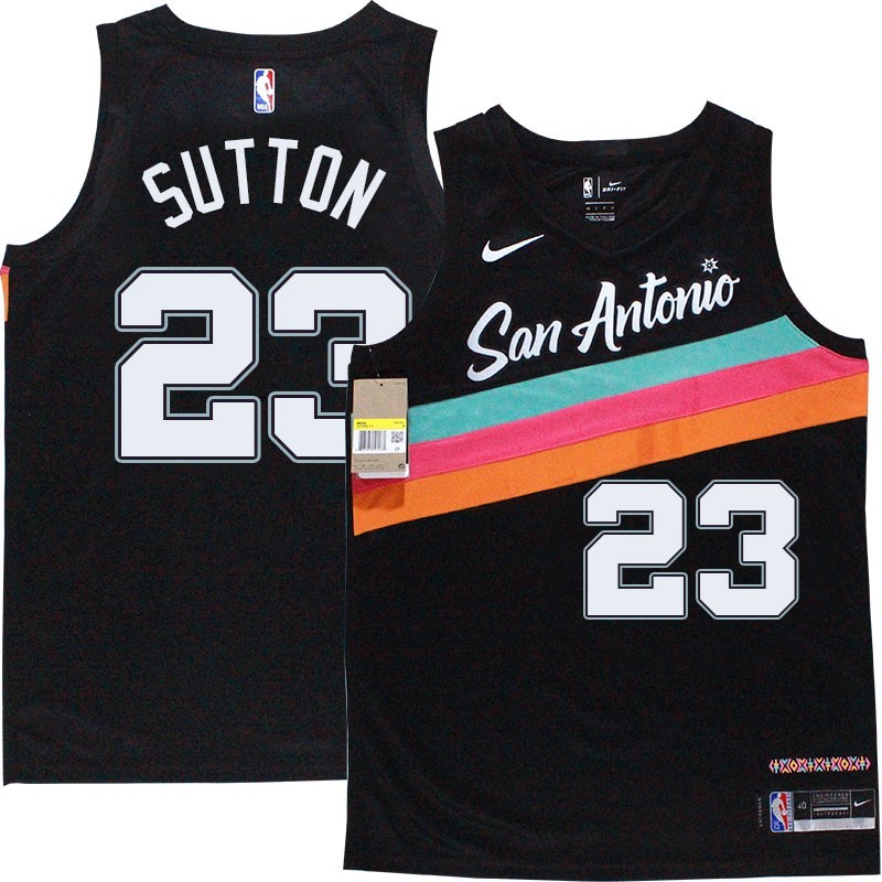 Spurs #23 Greg Sutton 2020-2021 City Edition Twill Jersey