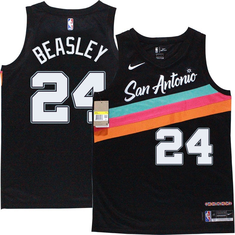 Spurs #24 Charles Beasley 2020-2021 City Edition Twill Jersey