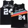 Spurs #24 Dwayne Schintzius 2020-2021 City Edition Twill Jersey