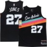 Spurs #27 Caldwell Jones 2020-2021 City Edition Twill Jersey