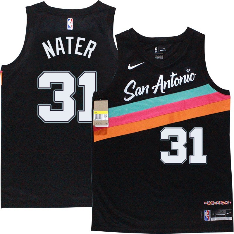 Spurs #31 Swen Nater 2020-2021 City Edition Twill Jersey