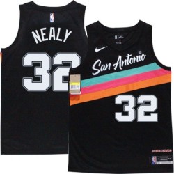 Spurs #32 Ed Nealy 2020-2021 City Edition Twill Jersey