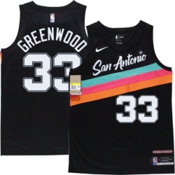 Spurs #33 Dave Greenwood 2020-2021 City Edition Twill Jersey